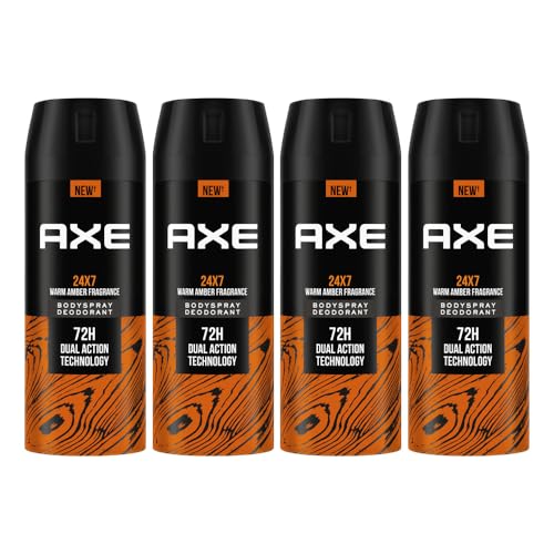 Recharge Long Lasting Deodorant Bodyspray For Men 150 ml, Pack of 4