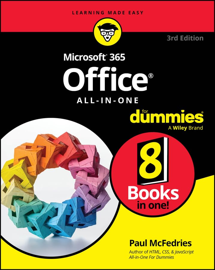 Microsoft 365 Office All-in-One For Dummies book cover