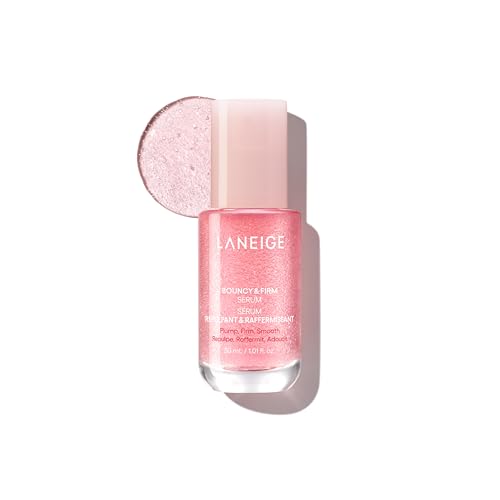 LANEIGE Bouncy & Firm Serum: Korean Slow Anti-Aging Collagen Complex Face Serum with Peptides for Hydrating, Plumping & Firming| Korean Skin Care