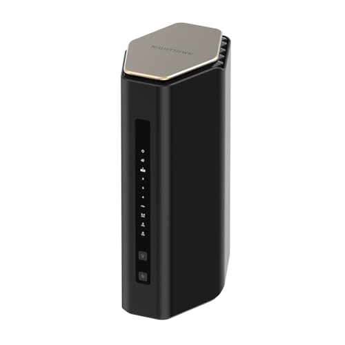 NETGEAR Nighthawk WiFi 7 Router (BE17000) – Security Features, 17 Gbps Wireless Speed, 10 Gig Internet Port, Tri-Band Gaming Router, Covers 3,300 sq. ft., 150 Devices, VPN – Free Expert Help