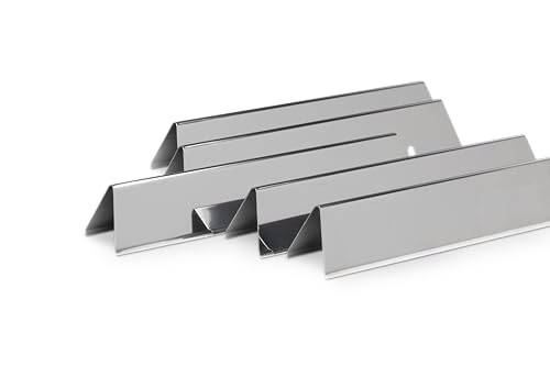 Weber Flavorizer Bars Set (5) Stainless Steel – Fits Spirit & Spirit II 300 Series (2013–2024), Enhances Smoky Flavor, Even Heat Distribution & Burner Protection