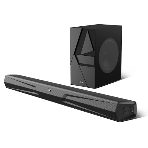 Boat Aavante Bar Quake Pro, 240W Signature Sound, 2.1CH, Wireless Subwoofer, BT v5.3, Multiple Ports, Bass & Treble Controls, Bluetooth Sound bar, Hom