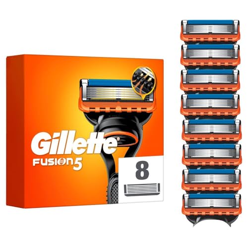 🔥 STARKER PREIS (-37%) Gillette Fusion 5 Klingen Herren, 8 Original Rasierklingen, Orange