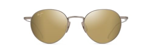 Maui Jim Men's Modern Sunglasses Medium Matte Bronze/Hawaii Glow Polarized