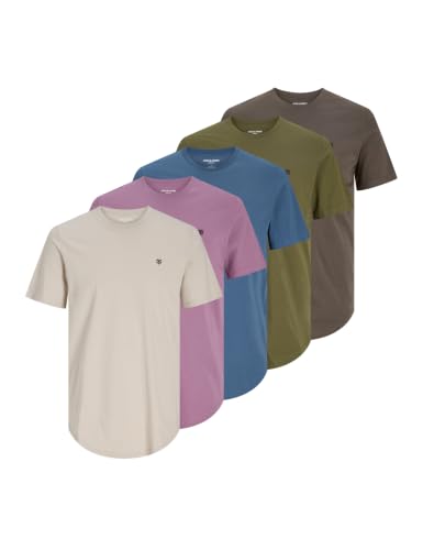 (-33%) JACK & JONES Jprblabrody Tee Ss Crew Neck 5Pk Mp Noos