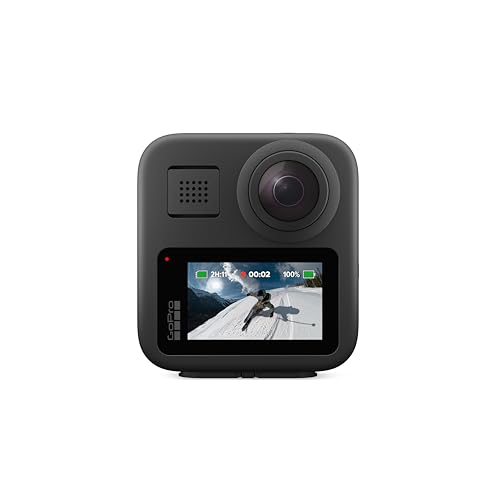 GoPro MAX – wasserdichte 360 ​​+ traditionelle Action-Kamera mit sphärischem 5,6K30 HD-Video, 16,6 MP, 360 Fotos, 1080p Live-Streaming-Stabilisierung