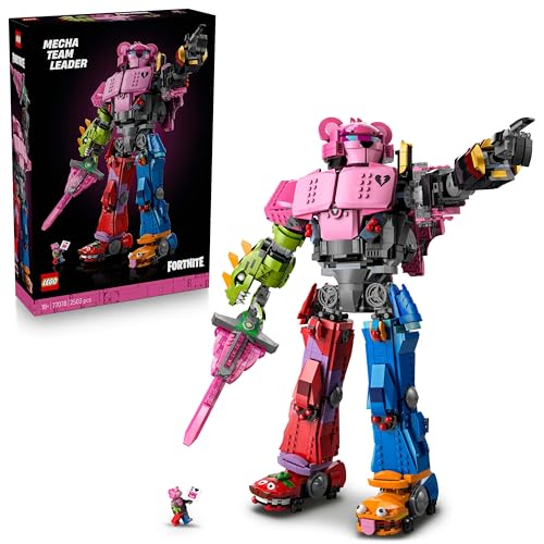 LEGO Fortnite Mecha-Anführer - Gaming Modellbau inkl. Schwert & Minifigur - Sammlerstück & Geschenk für Erwachsene Videospiel Fans - 77078