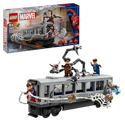 Lego 76321 Marvel Spider-Man vs. Doctor Octopus Subway Toy Birthday Present Blocks Boys Girls Children 9 Years Old 10 Years Old 11 Years Old Elementary School Marvel Goods Figure Compete Robot
