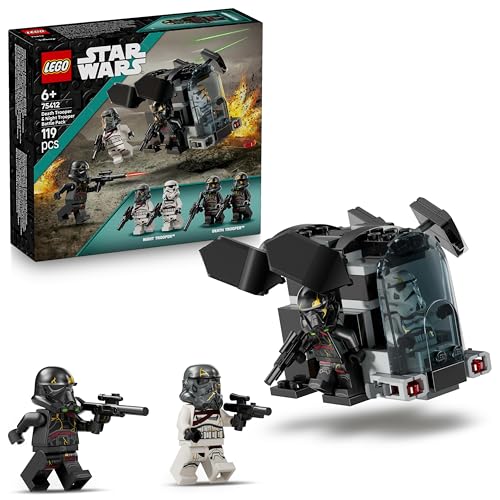 (-30%) LEGO Star Wars 75412 Todestruppler & Nachttruppler Battle Pack - Bauspielzeug mit Dropship und 4 Mini-Figuren mit Blastern - Sammlergeschenk für Jungen ab 6 Jahren und Ahsoka-Fans