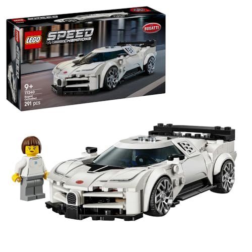 (-40%) LEGO Speed Champions Bugatti Centodieci Hypersportwagen - Rennauto zum Bauen und Ausstellen - Fahrer Minifigur zum Sammeln - Geschenk für Jungen und Mädchen ab 9 Jahren und Erwachsene 77240