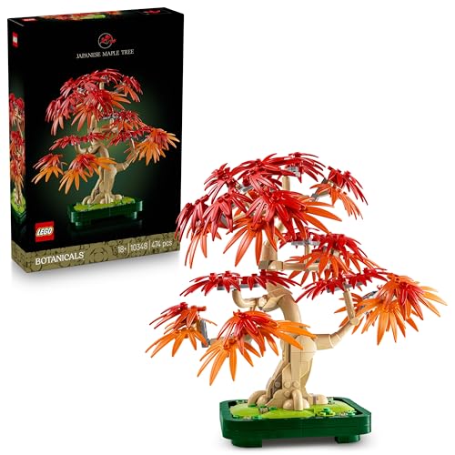(-38%) LEGO Botanicals Japanischer Roter Ahorn - Bonsai-Baum - Kunstpflanzen Set mit roten und orangefarbenen Blättern sowie einem baubaren Blumentopf - Kunstblumen DIY Deko Geschenk für Erwachsene - 10348