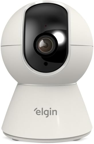 Câmera Rotativa Inteligente Elgin - Full HD 1080P, Áudio e Detecção de Movimento