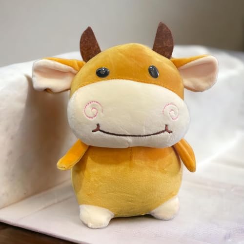 Mini Steps Ultra-Soft Cow Plush Toy for Kids | Washable & Non-Toxic Stuffed Animal for Babies & Toddlers | Cuddly Farm Animal Soft Toy | Cute & Durabl