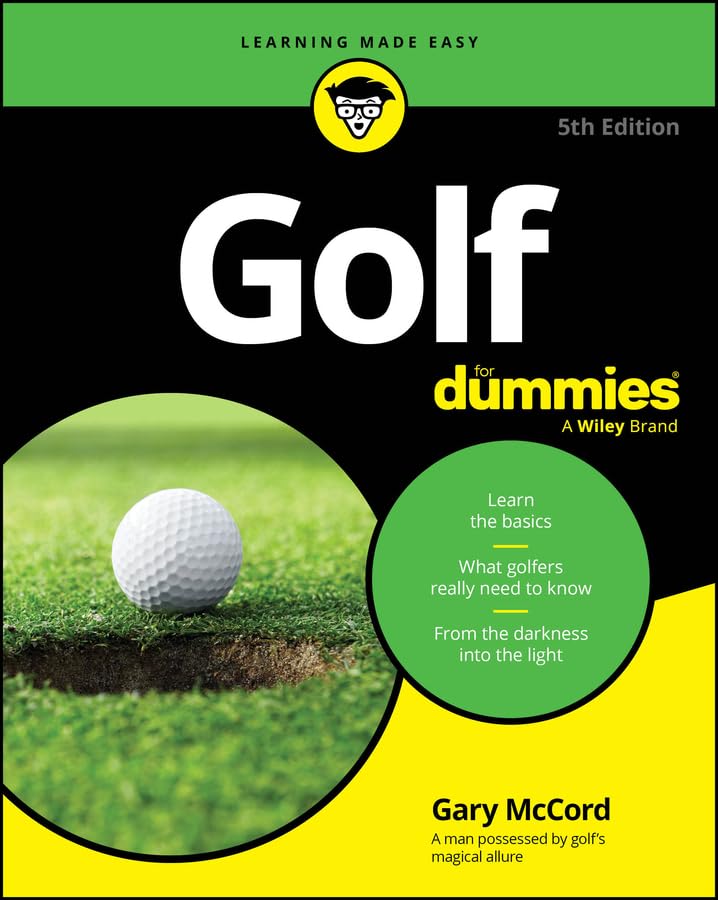 Golf For Dummies book cover