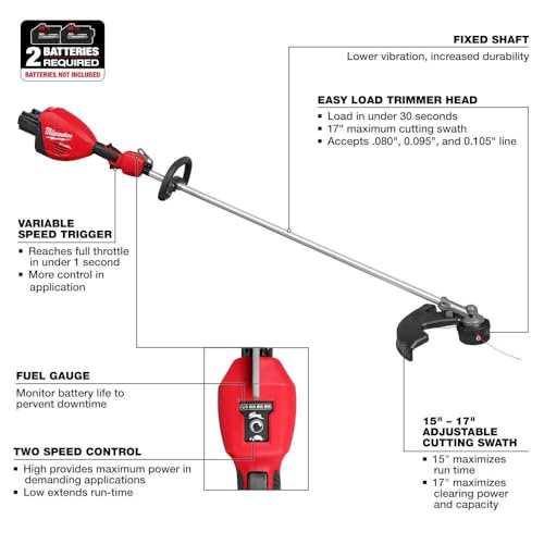 Milwaukee M18 FUEL 17-Inch Dual Battery String Trimmer