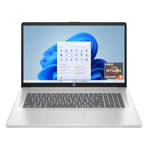 HP 17.3 inch Laptop with AMD Ryzen 5 Best Under $500 A great option that is built to be an everyday