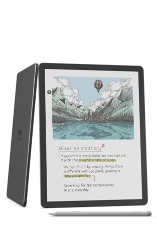 Amazon Kindle Scribe Colorsoft 32GB (newest model) — 11” paper-like color display with front light — Thin, light, powerful — Write in notebooks, documents, and books