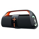 ZEBRONICS 30 Watts Portable Bluetooth Speaker 10 Hours Playback Dual 66cm Powerful Drivers Dual Passive Radiator mSD TWS Call Function BTv53 USB RGB LED Sound Feast 200