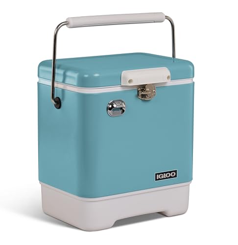 🔥 STARKER PREIS (-78%) IGLOO Legacy 20 Edelstahl‑Kühlbox 19L (Mintgrün) – robuste Premium‑Isolierbox mit integriertem Flaschenöffner – langlebige Outdoor‑Kühlbox für Camping, Strand, Garten & Events