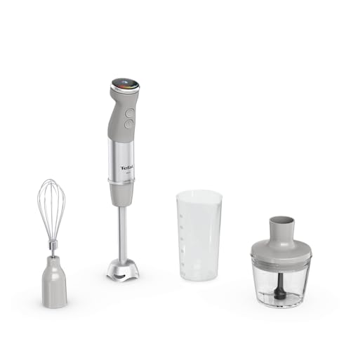 (-42%) Tefal Quickchef+ Stabmixer, Powelix-Klingentechnologie, 20 Geschwindigkeitsstufen, Turbomodus, kompaktes Design, Schneebesenaufsatz, 800 ml-Dosierbecher, Silence-Modus, Softgrip-Griff, HB673B30