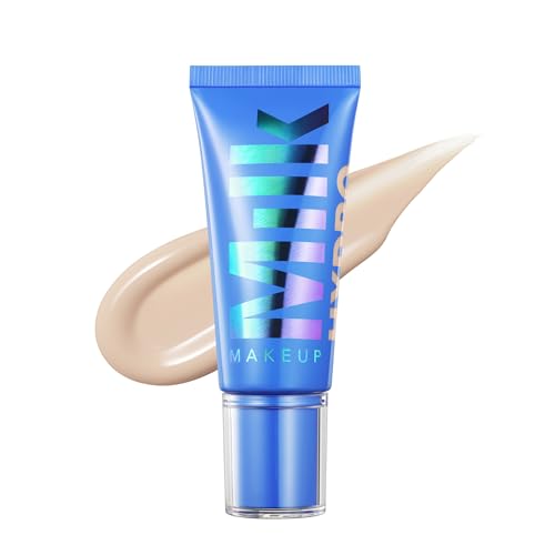 Milk Makeup Hydro Grip Hydrating Gel Skin Tint with Hyaluronic Acid – Buildable Light Coverage for Up to 12 Hours w/Dewy Finish – Non-Comedogenic – 1 Very Fair w/Neutral to Cool Undertones, 1oz