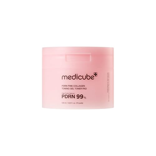 ⚡ BLITZDEAL (-14%) Medicube Salmon DNA PDRN Pink Kollagen Jelly Pad – Gel-Tonerpads mit Niacinamid, Madecassosid & Retinol – Beruhigende Pflege, Strahlkraft & Ausgleich des Hauttons – Koreanische Hautpflege – 70 Pads