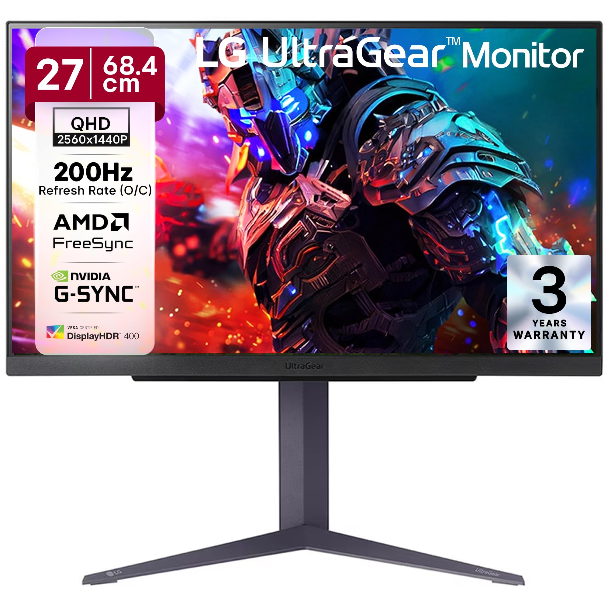 LG 27GS85Q UltraGear 27-inch QHD Nano IPS gaming monitor