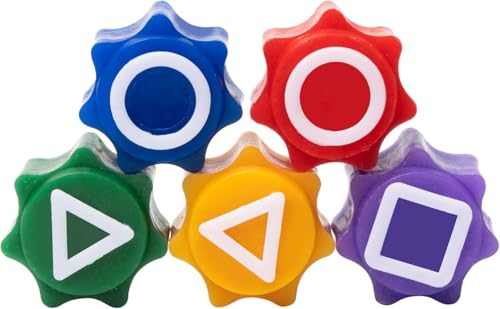 Storio Toys Gonggi Game Set, Stones Plastic Playing Pieces with Storage Case, Squad Traditional Korean Game 1 Set (5 Pieces with Box), 6 Years and Up,