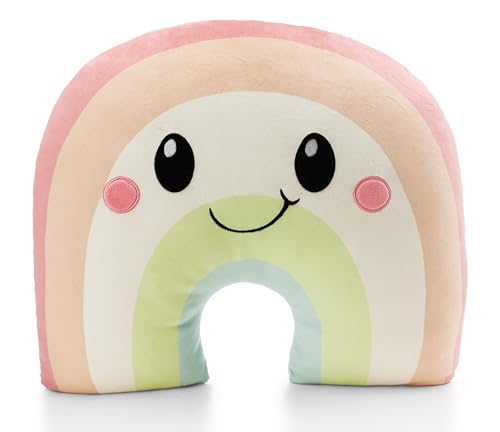🔥 STARKER PREIS (-40%) NICI Kuschelfigur Regenbogen Nibsi 42x36cm - bunt - Weiche Plüschfigur – niedlicher, Flauschiger Regenbogen zum Kuscheln & Spielen, für Kinder & Erwachsene – tolle Geschenkidee | 62336