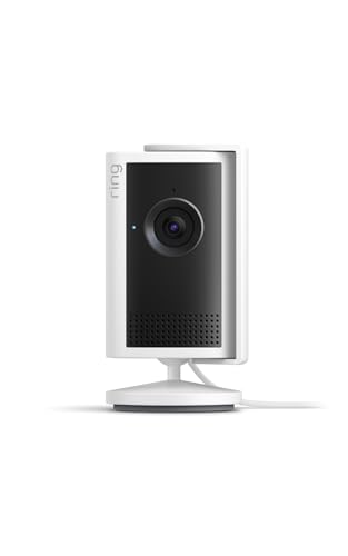 🔥 STARKER PREIS (-41%) Ring Innenkamera Plus (Indoor Camera Plus, neueste Generation), für dein Zuhause oder Unternehmen, Sicherheitskamera mit Netzstecker, Retinal 2K, 4x-Zoom, manuelle Objektivabdeckung