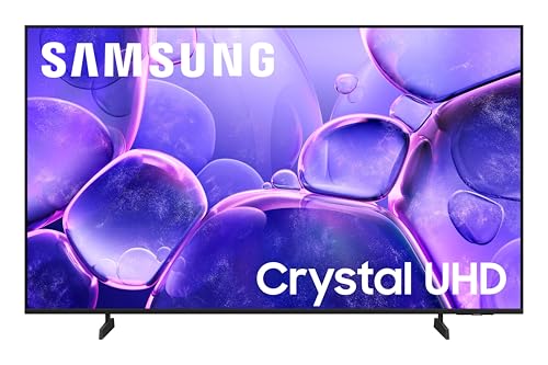 Samsung Smart TV Crystal UHD U8000F 4K de 43 pulgadas (modelo 2025) Contenido gratuito sin fin, procesador de cristal 4K, diseño MetalStream, Knox Security, Alexa incorporado