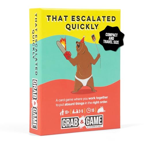 Exploding Kittens That Escalated Quickly Grab & Game