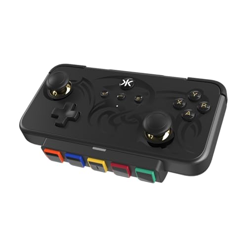 CRKD NEO S Controller with 5-Fret Guitar Grip Attachment For PC, iPhone, iPad, Android, Nintendo Switch/Switch 2, Smart TV (Black Tribal Edition)