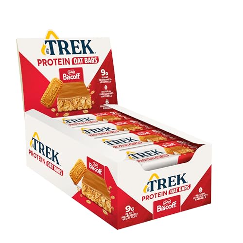 JB's TREK Protein Flapjack - Biscoff - Plant-based protein - Vegan - Source of fibre - 16 x 50g - 0,8kg