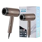Vega DryUp 2000 Watts Hair Dryer For Men Women with 3 Heat 1 Speed Setting Cool Shot Button Blow Dryer Foldable Hair Dryer with Over Heat CutOut Blow Dry Effortless Hair Style VHDH36