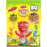 Sour Patch Kids & Swedish Fish Snack Packs (80 ct)