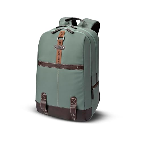 Gear Classic 4 19"/31L anti theft faux leather Medium Water Resistant Laptop Backpack/Casual Backpack/Daypack/Travel Backpack/College Bag For Men/Wome