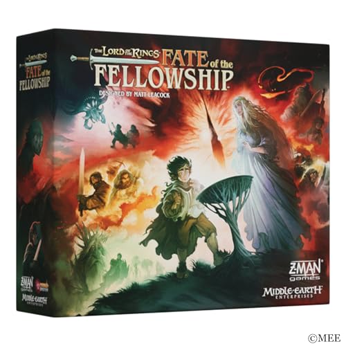Asmodee The Lord of The Rings: Fate of The Fellowship Board Game - Protect Middle-Earth in an Epic Cooperative Strategy Game for Kids & Adults, Ages 14+, 1-5 Players, 60-150 Min Playtime