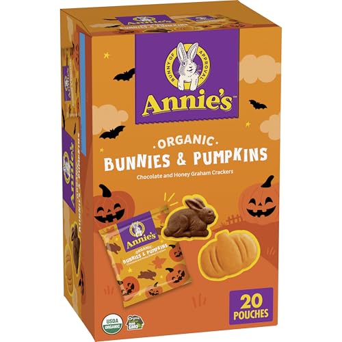 Annie's Organic Chocolate and Honey Bunnies and Pumpkins Grahams 20 Count