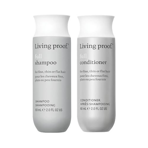 Living proof Full Shampoo & Conditioner Duo Volume & Moisturizing Set for Thin Hair, Paraben & Silicone Free, Safe for Color Treated Hair