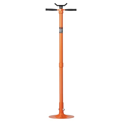 VEVOR Underhoist Support Stand, 3/4 Ton Capacity Under Hoist Jack Stand, Lifting from 52.8 to 76 in, Self-Locking Threaded Screw, Bearing Mounted Spin Handle Pole Jack, Support Vehicle Components