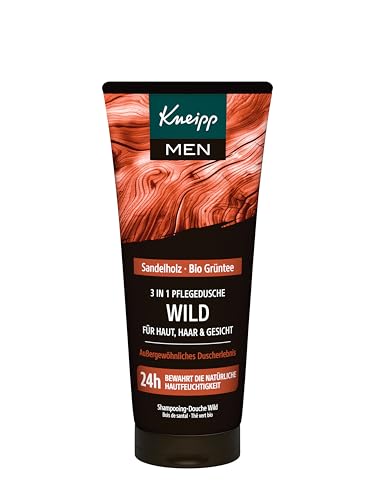 (-40%) Kneipp MEN 3 in 1 Wild Duschgel - Sandelholz & Bio Grüntee - Für Haut, Haar & Gesicht - Verbessert das Hautgefühl - 200ml
