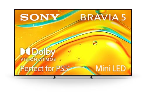 Sony BRAVIA 5 65-Inch TV, Mini LED