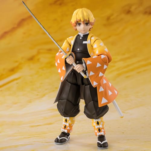 TAMASHII NATIONS - Demon Slayer: Kimetsu no Yaiba - Zenitsu Agatsuma S.H.Figuarts Action Figure