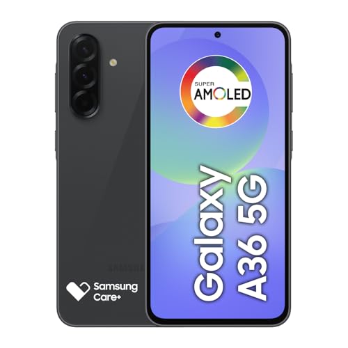 Celular Samsung Galaxy A36 5G 128GB, 6GB RAM, Câmera 50MP, IP67, Super AMOLED 6.7", Recursos AI, Preto