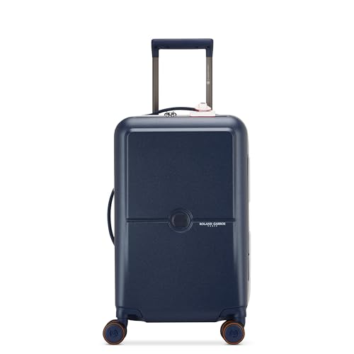 DELSEY Paris Roland-Garros Hardside Luggage with Spinner Wheels, Navy Blue, Carry-On 20 Inch Carry-On 20 Inch Navy Blue