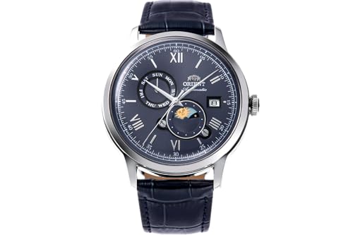 Orient Bambino Version 9 Stainless Steel Automatic Dress Watch with Weekly Calendar Model: RA-AK0806L30B