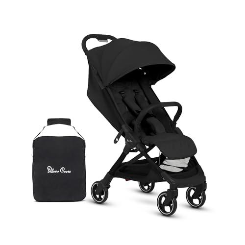 Silver Cross Clic 2 Compact Stroller & Travel Bag, Birth to 22kg, Space
