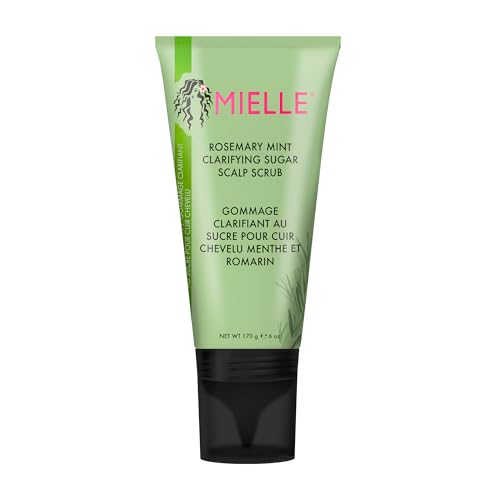 Mielle Rosemary & Mint Sugar Scalp Scrub, Gently Exfoliates, 170 g
