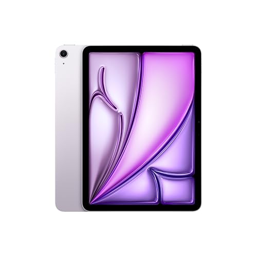 Apple iPad Air 11-inch with M3 chip Built for Apple Intelligence, Liquid Retina Display, 128GB, 12MP Front/Back Camera, Wi-Fi 6E, Touch ID, All-Day Battery Life — Purple